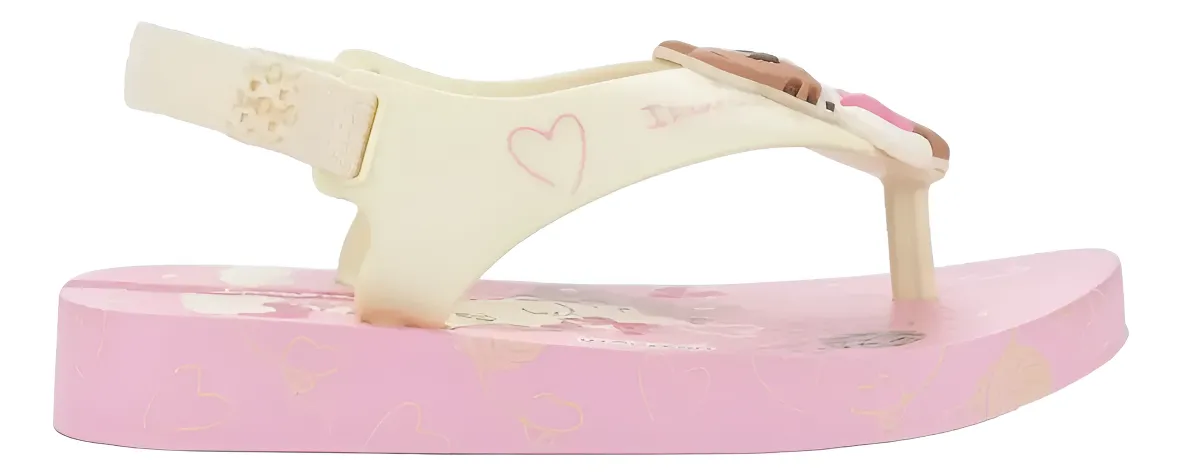 SANDALIAS IPANEMA CASUAL NIÑA BEIGE/ROSA 2IPH4700005 - 1