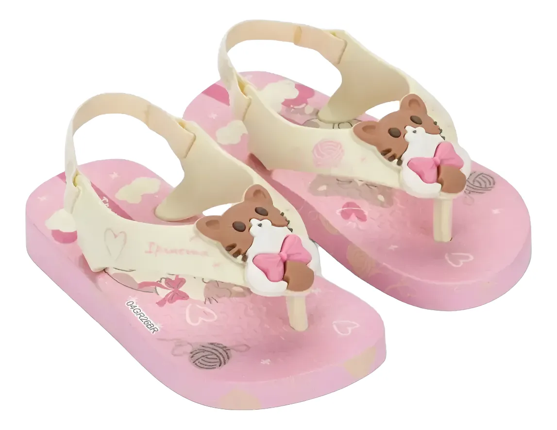 SANDALIAS IPANEMA CASUAL NIÑA BEIGE/ROSA 2IPH4700005 - 2