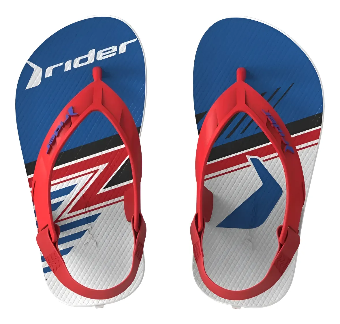 SANDALIAS PARA NIÑOS RIDER CASUAL BLANCO/AZUL 2RDI1000006 - 3