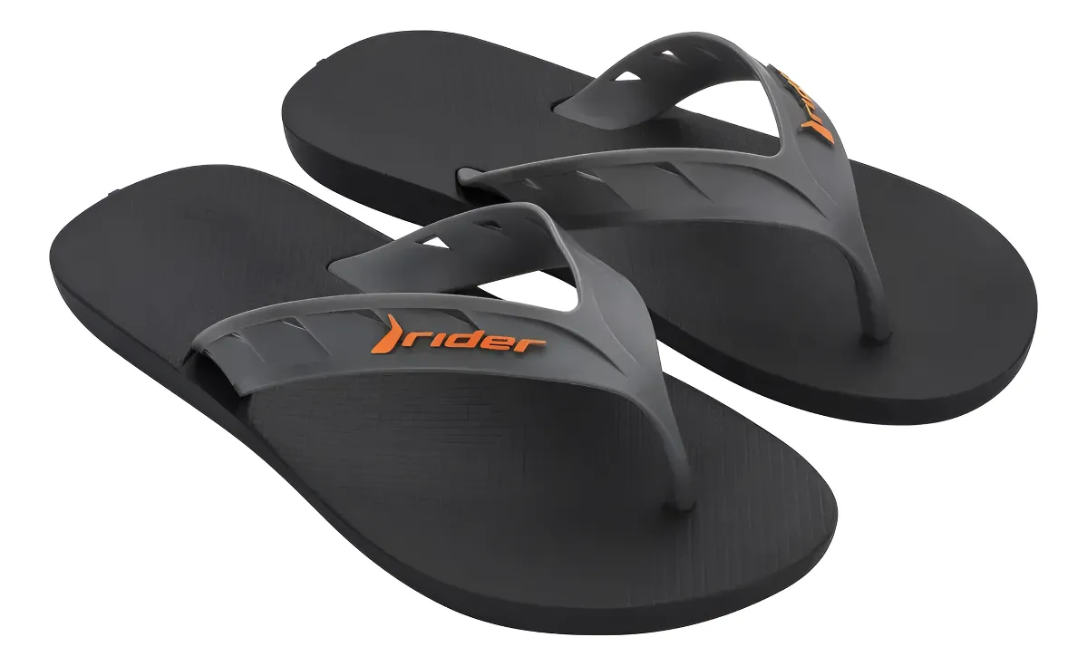 SANDALIAS RIDER FLIP FLOP CASUAL GRIS/ANARANJADO HOMBRE 2RD57400009 - 1