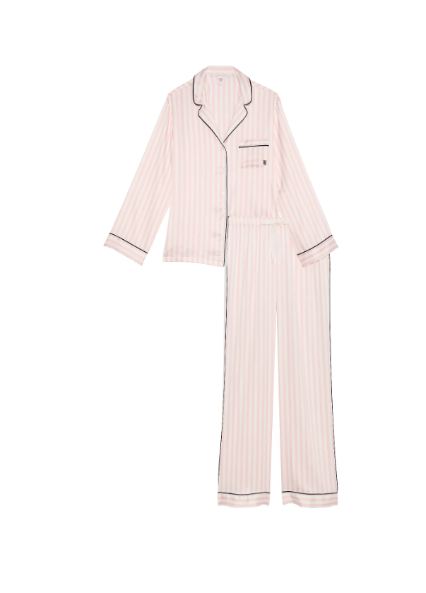 PIJAMA LARGA DE SATIN VICTORIA’S SECRET ICONIC - 3