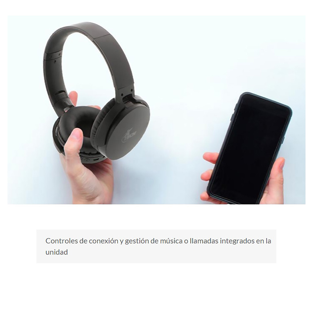 AURICULARES INALÁMBRICOS XTECH SPHERE XTH-620  BLUETOOTH CON MICROFONO - 5