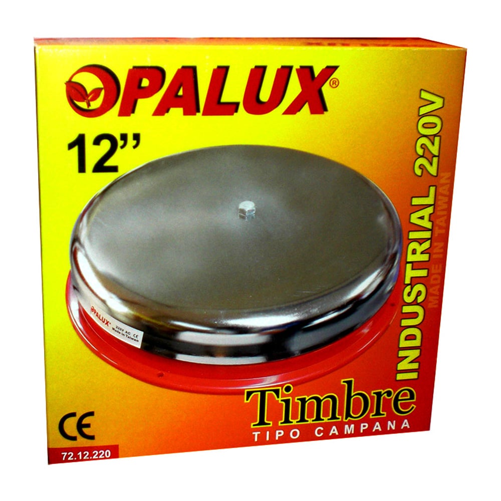 TIMBRE CAMPANA INDUSTRIAL - OPALUX - 12 PULGADAS - 220VAC - 1