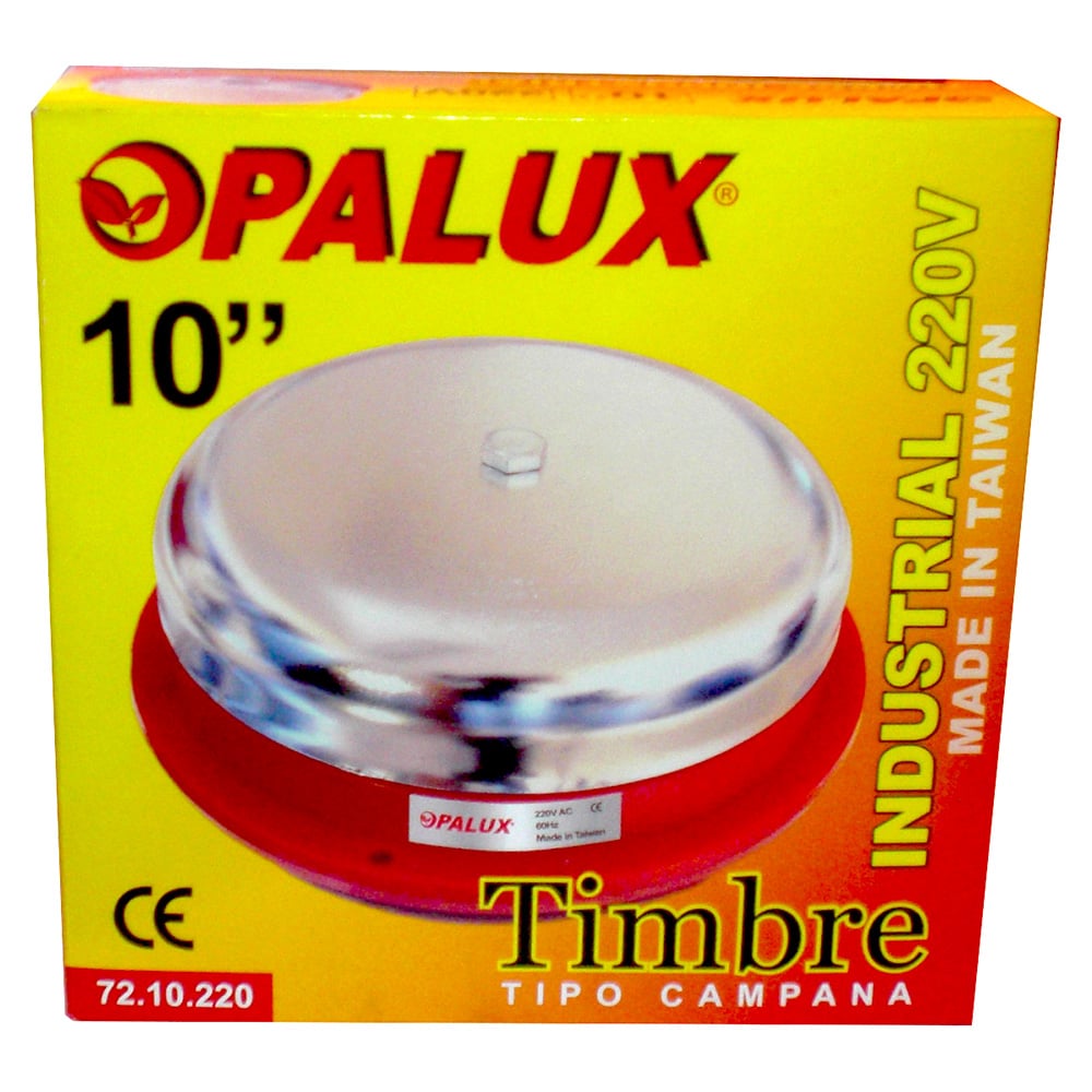 TIMBRE CAMPANA INDUSTRIAL - OPALUX - 10 PULGADAS - 220VAC - 1