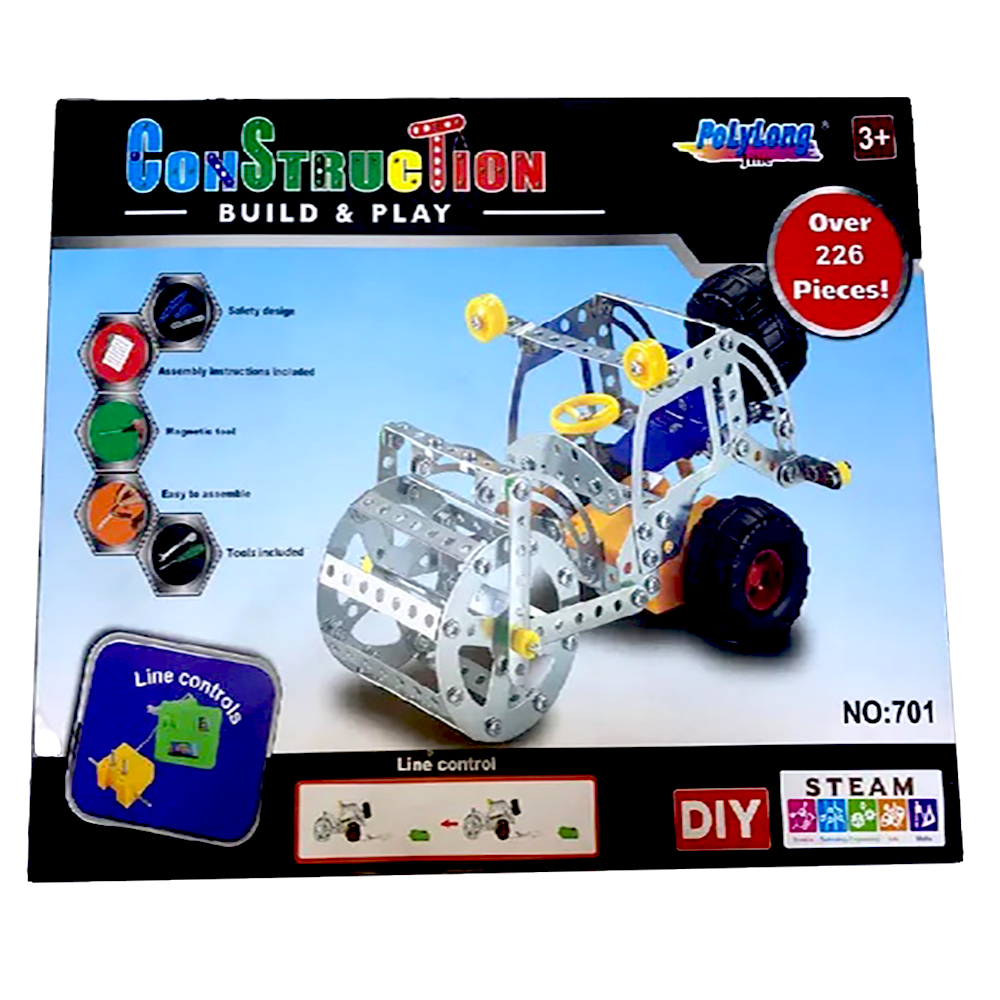 JUEGO MECANO 226 PIEZAS CON MOTOR ELÉCTRICO Y MANDO REMOTO - 1