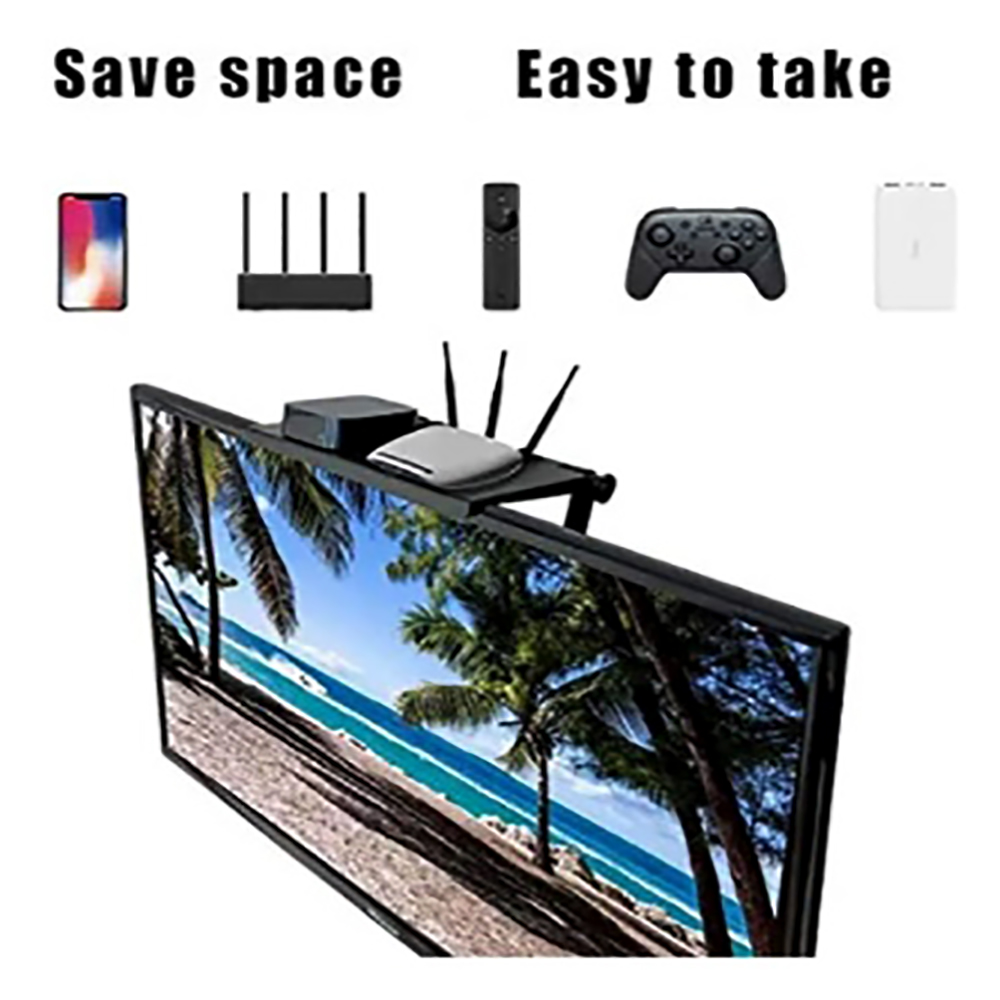 ESTANTE REPISA PARA COLOCAR SOBRE PANTALLA TV MONITOR - GANA ESPACIO - 2