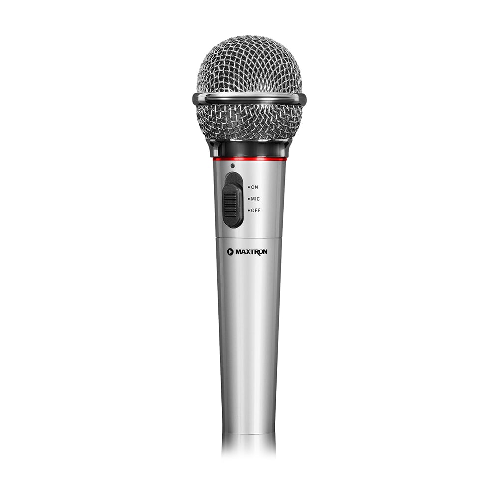 MICROFONO INALAMBRICO + CABLE PARA KARAOKE EN CASA 2 EN 1 - MAXTRON - 1