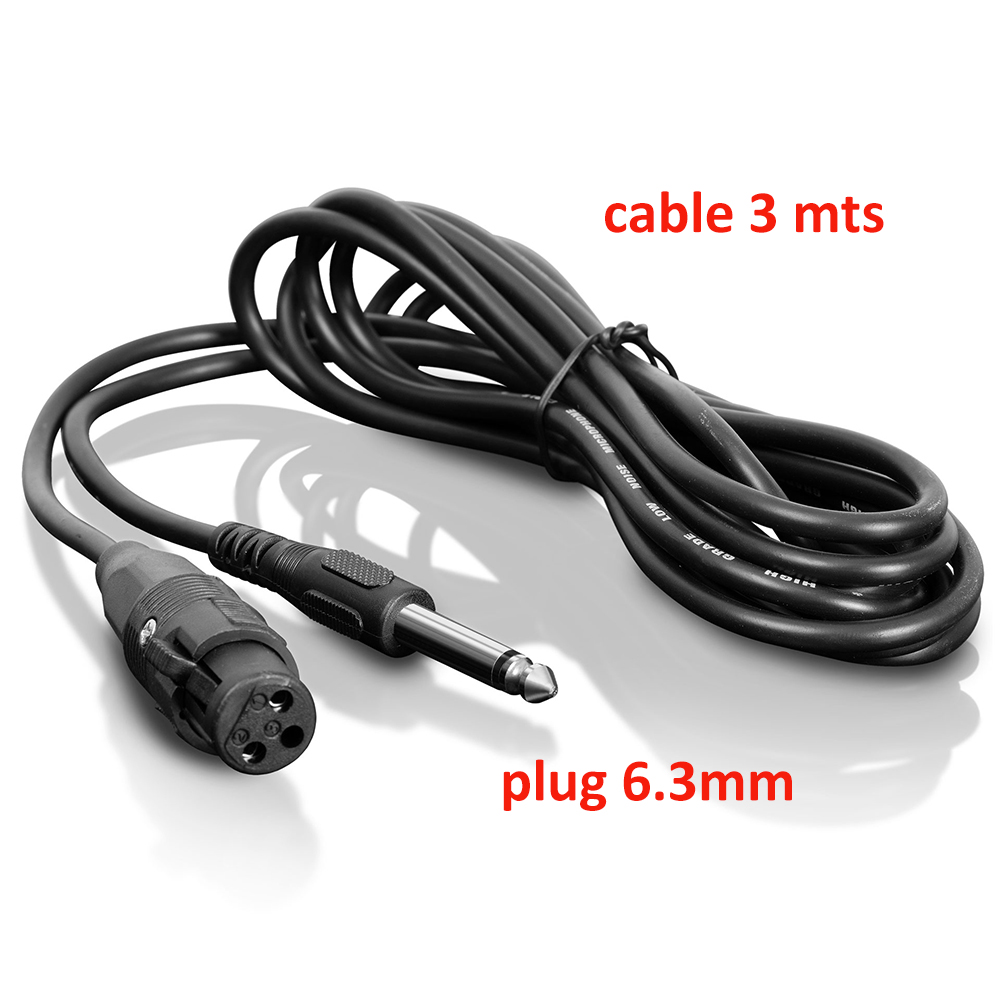 MICROFONO INALAMBRICO + CABLE PARA KARAOKE EN CASA 2 EN 1 - MAXTRON - 4