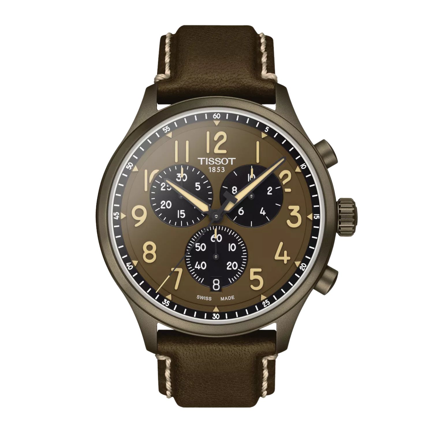 RELOJ TISSOT T-SPORT CHRONO XL KHAKI 45MM - 1