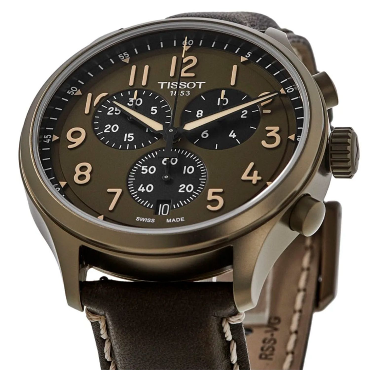 RELOJ TISSOT T-SPORT CHRONO XL KHAKI 45MM - 4