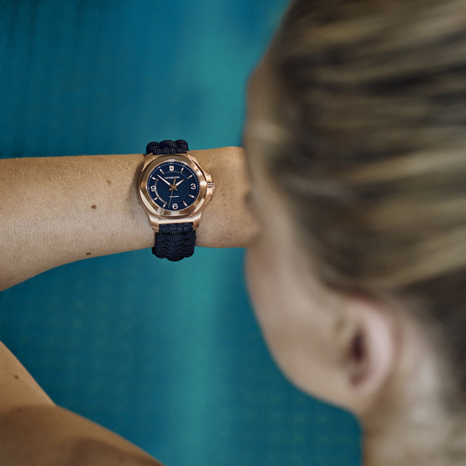 VICTORINOX I.N.O.X BLUE PARACORD LADIES WATCH 37MM - 7