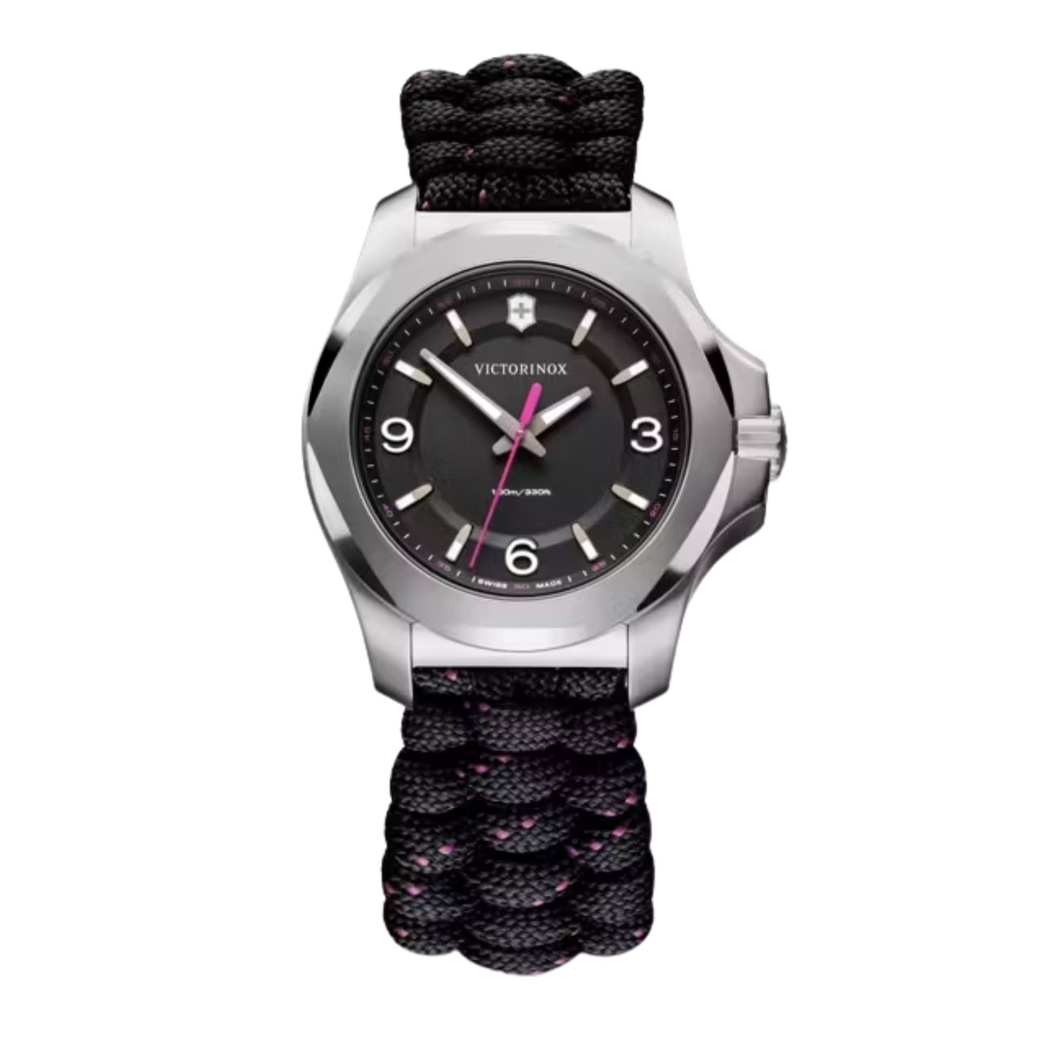 VICTORINOX I.N.O.X BLACK PARACORD LADIES WATCH 37MM - 1