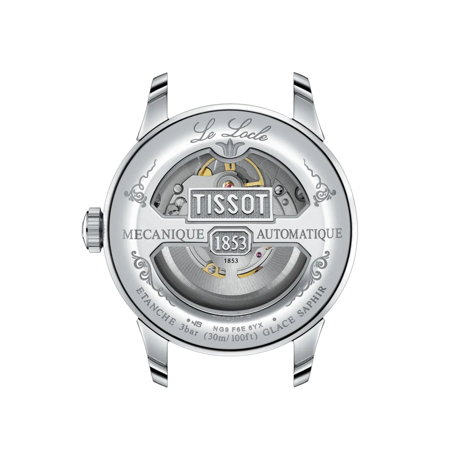 RELOJ TISSOT LE LOCLE POWERMATIC 80 BLUE BRACELET 39MM - 2