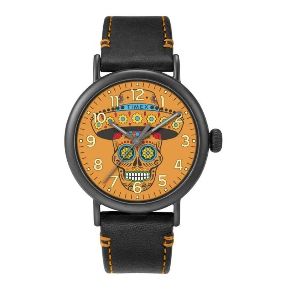 RELOJ TIMEX STANDARD DIA DE MUERTOS ORANGE 40MM - 1