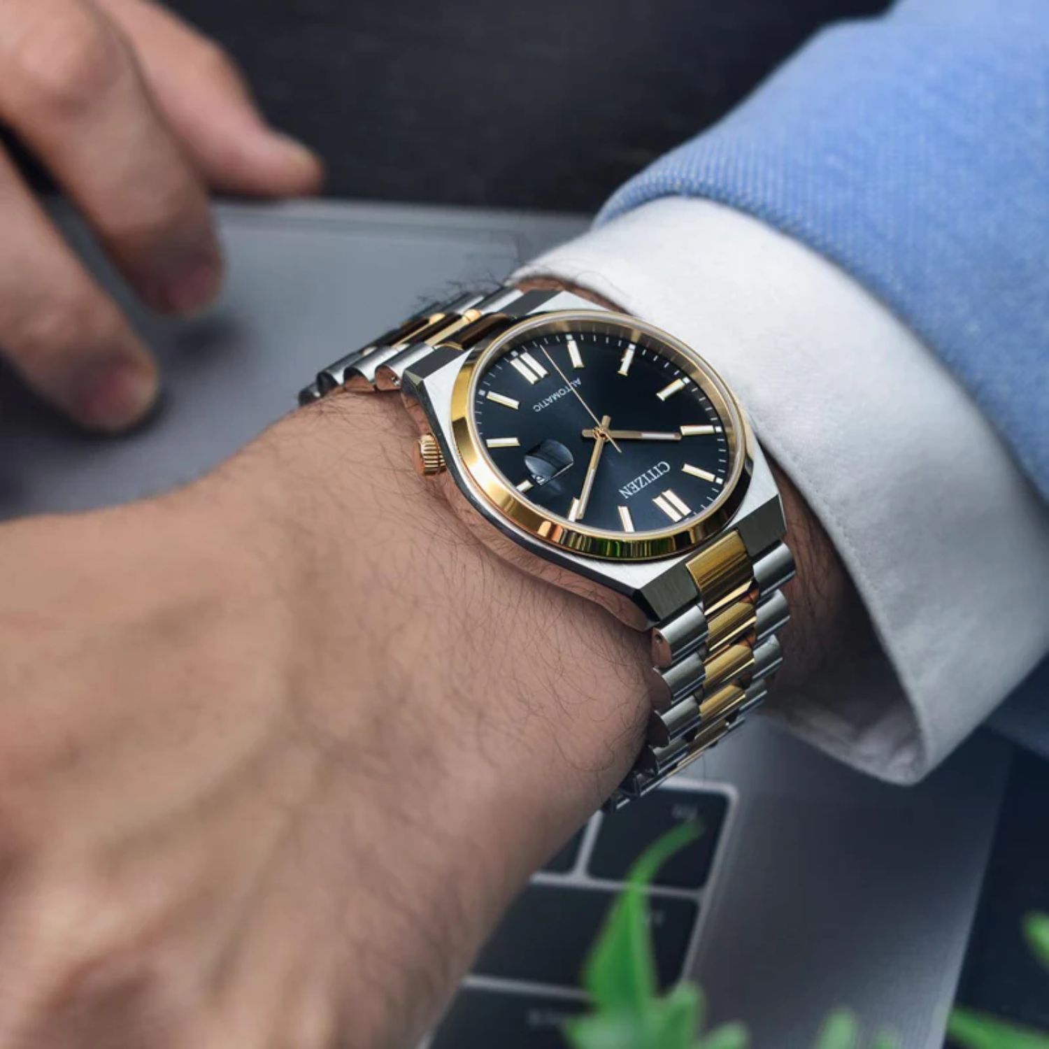 CITIZEN TSUYOSA TWO-TONE BLACK 40MM - 3