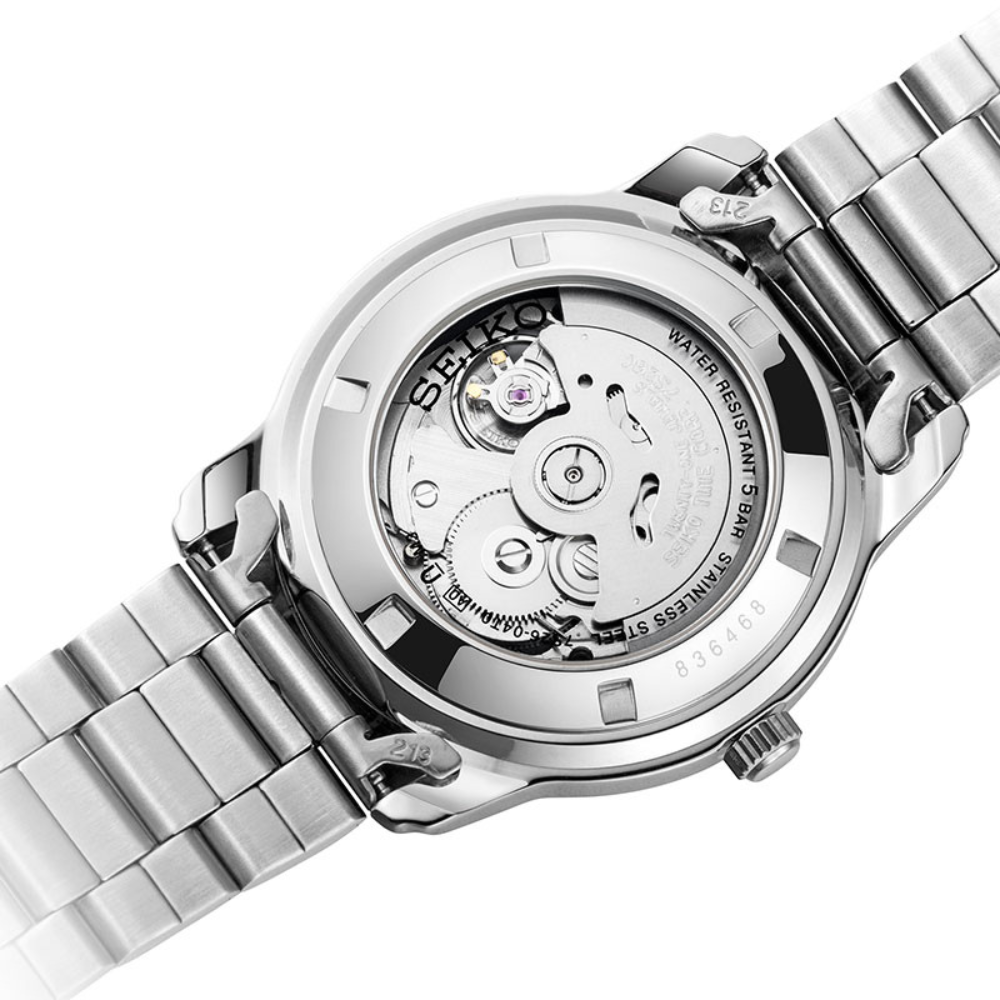 RELOJ SEIKO 5 AUTOMATIC WHITE SNKP15K1 42MM - 4