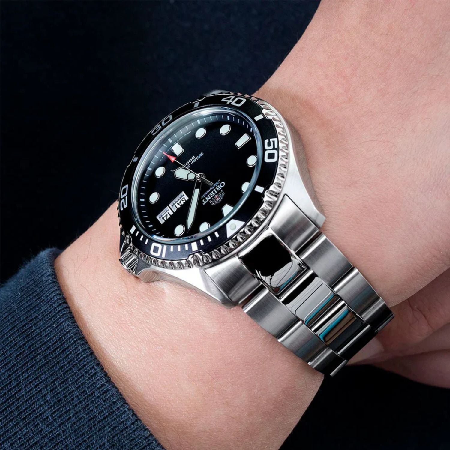 RELOJ ORIENT SPORTS RAY II AUTOMATIC BLACK 41.5MM - 4