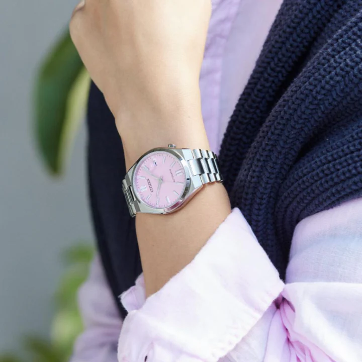 RELOJ CITIZEN TSUYOSA PINK UNISEX 37MM - 4