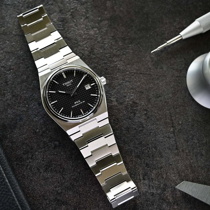 RELOJ TISSOT PRX POWERMATIC 80 BLACK 40MM - 5