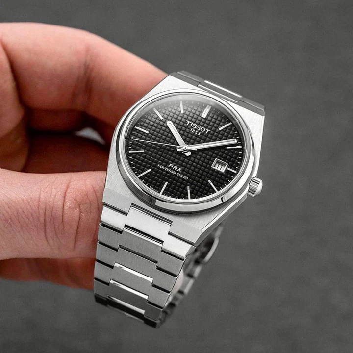 RELOJ TISSOT PRX POWERMATIC 80 BLACK 40MM - 6