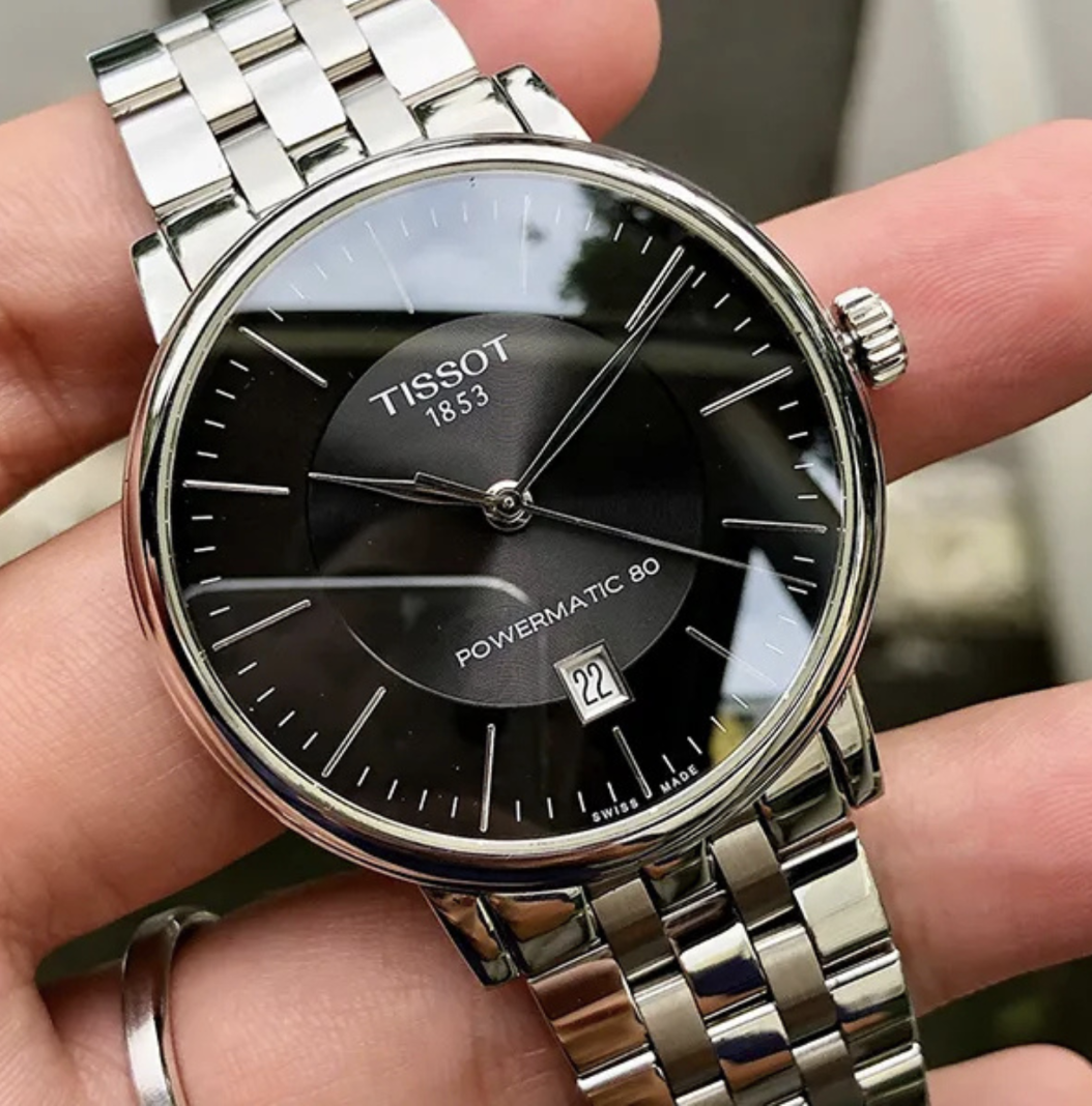 RELOJ TISSOT CARSON AUTOMATIC BLACK 40MM - 4
