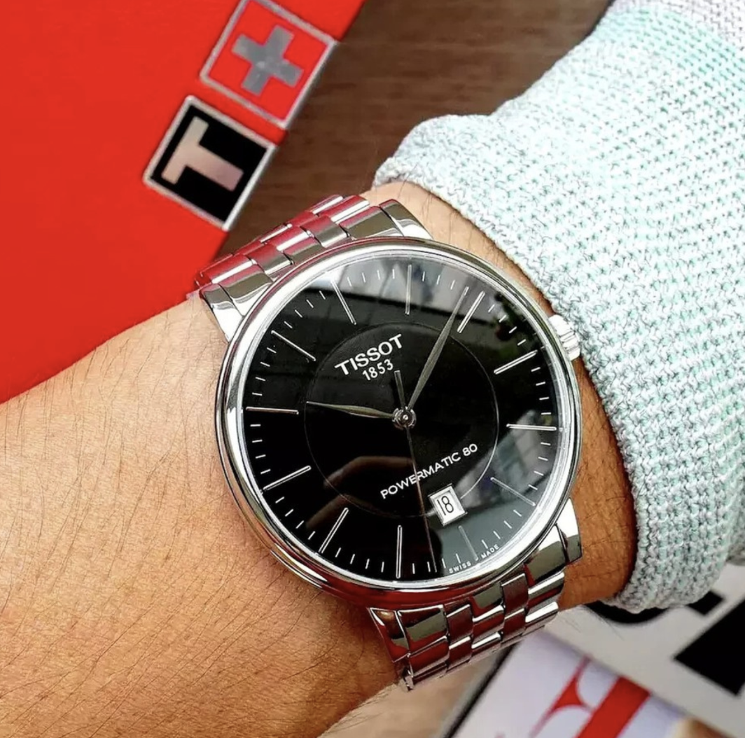RELOJ TISSOT CARSON AUTOMATIC BLACK 40MM - 5