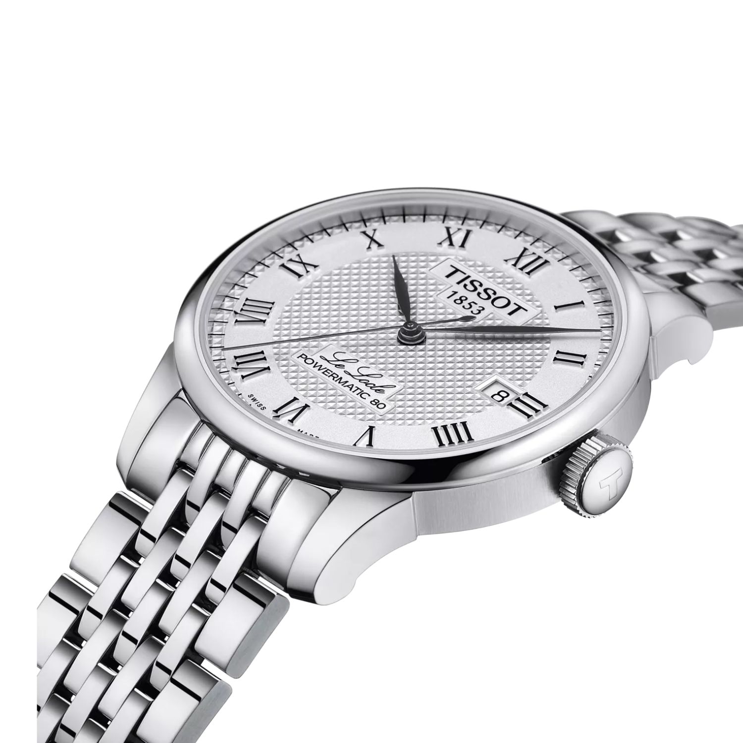 RELOJ TISSOT LE LOCLE POWERMATIC 80 WHITE BRACELET 39MM - 2