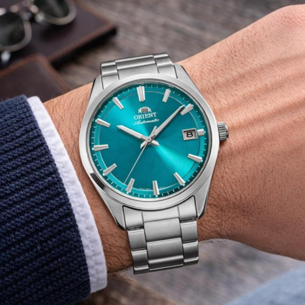 RELOJ ORIENT CLASSIC STRETTO DATE BLUE 38.5MM - 4