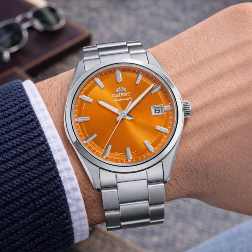 ORIENT CLASSIC STRETTO DATE ORANGE 38.5MM - 6