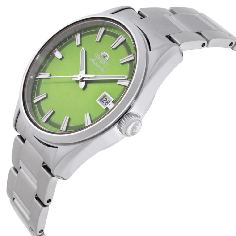 RELOJ ORIENT CLASSIC STRETTO DATE GREEN 38.5MM - 2