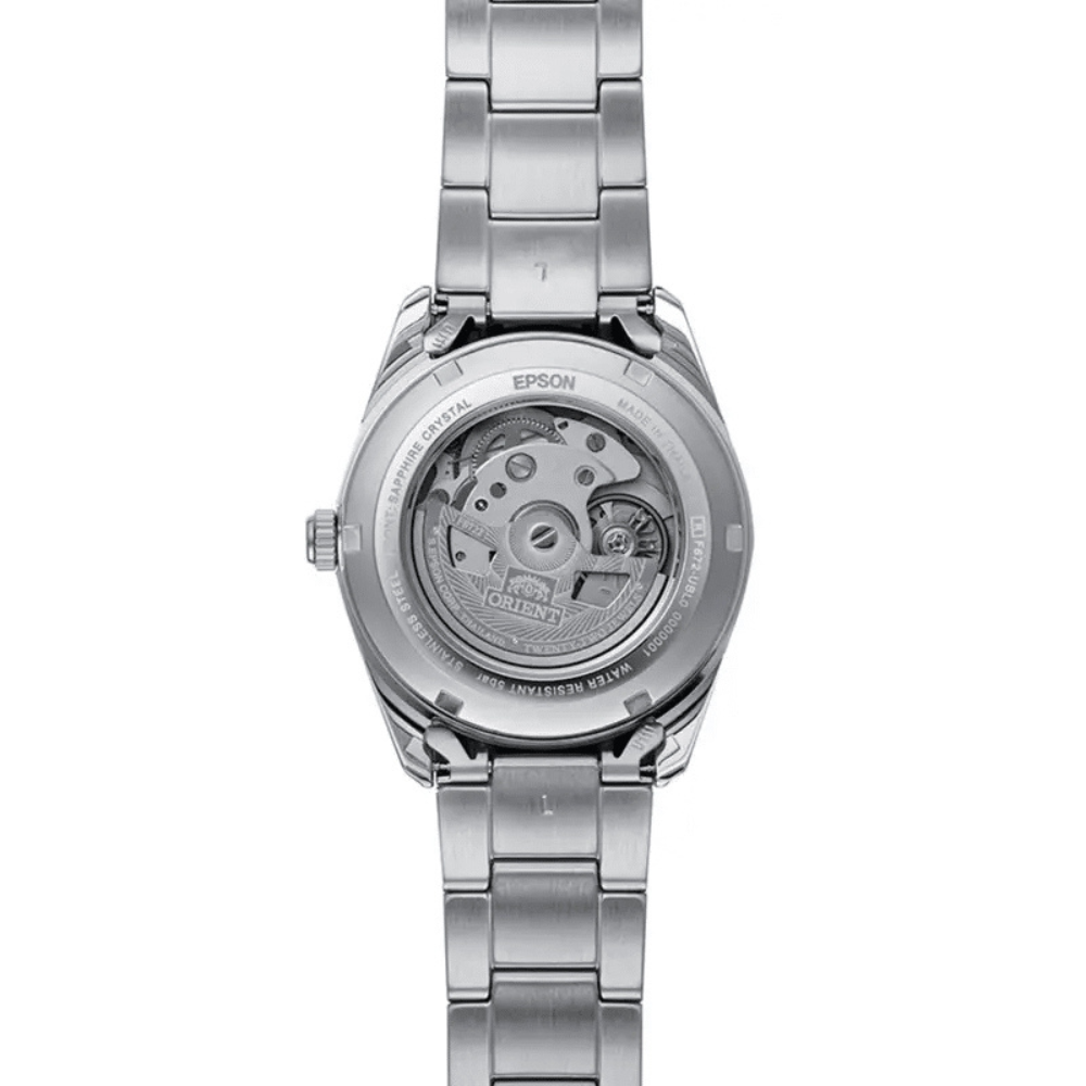 RELOJ ORIENT CLASSIC STRETTO DATE GREEN 38.5MM - 4