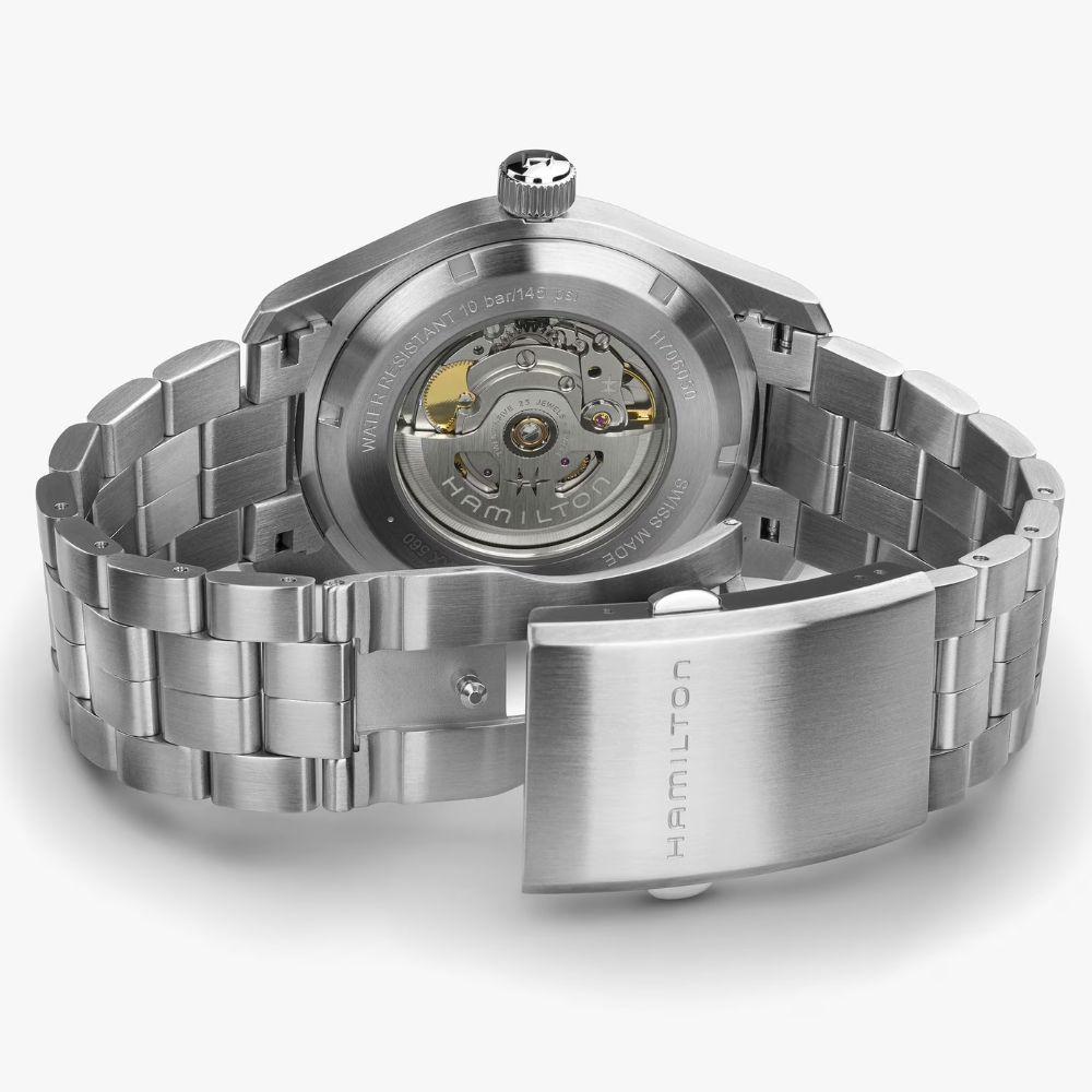 RELOJ HAMILTON KHAKI FIELD AUTO BLUE 42MM - 4