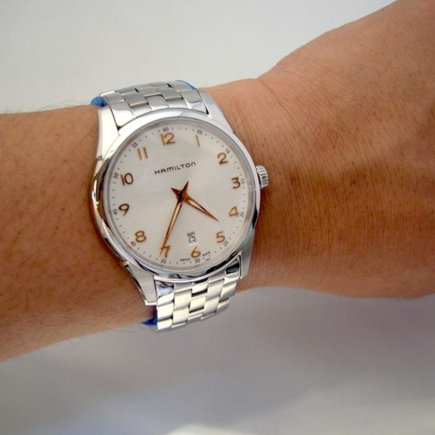 RELOJ HAMILTON JAZZMASTER THINLINE SILVER 42MM - 2