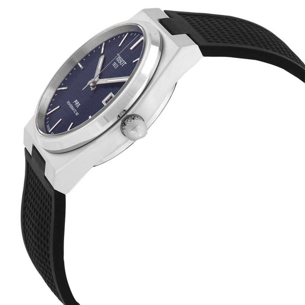 RELOJ TISSOT PRX POWERMATIC 80 BLUE RUBBER 40MM - 2
