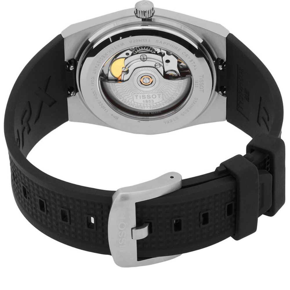RELOJ TISSOT PRX POWERMATIC 80 BLUE RUBBER 40MM - 3
