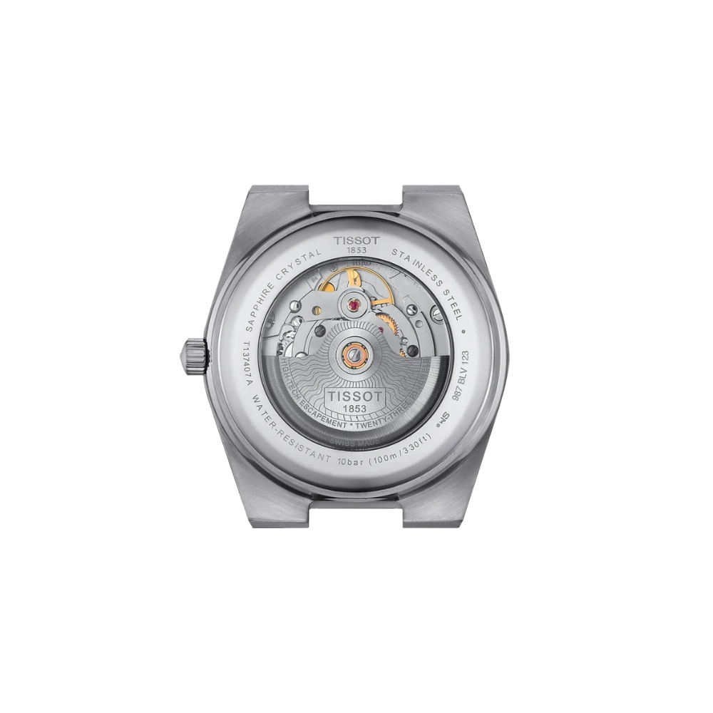 RELOJ TISSOT PRX POWERMATIC 80 BLUE RUBBER 40MM - 4