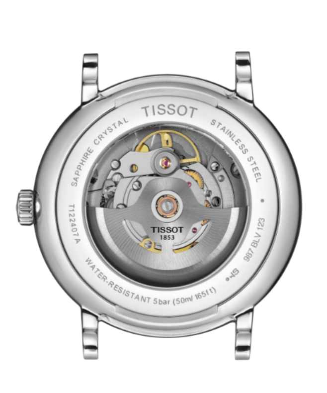 RELOJ TISSOT CARSON AUTOMATIC SAPPHIRE BLUE 40MM - 4