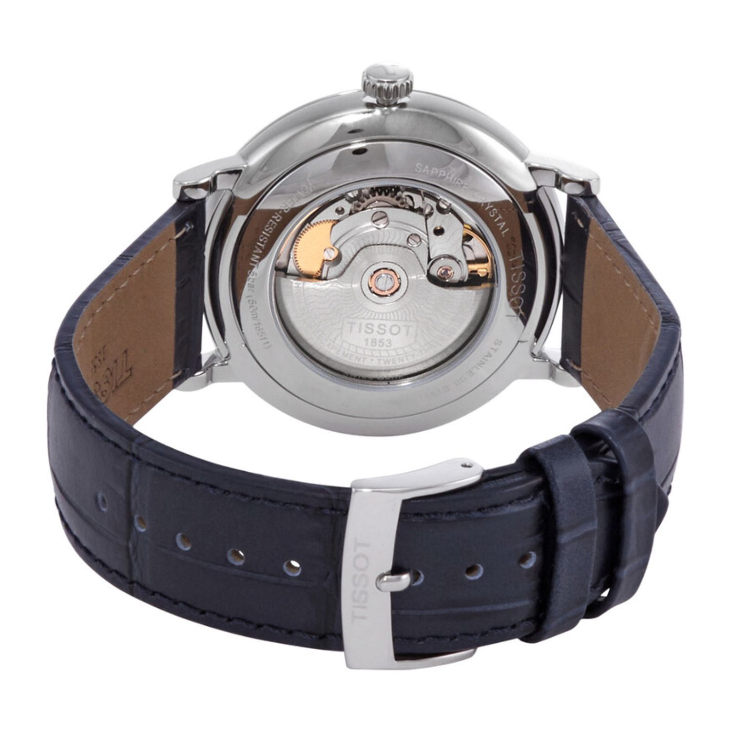 RELOJ TISSOT CARSON AUTOMATIC SAPPHIRE BLUE 40MM - 6