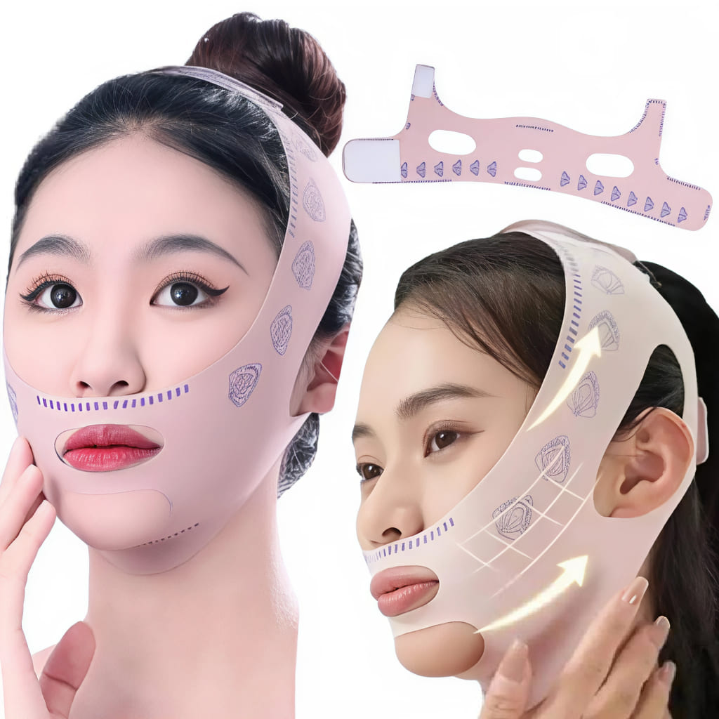 FAJA FACIAL ADELGAZANTE REDUCTOR DE PAPADA Y MENTÓN - 2