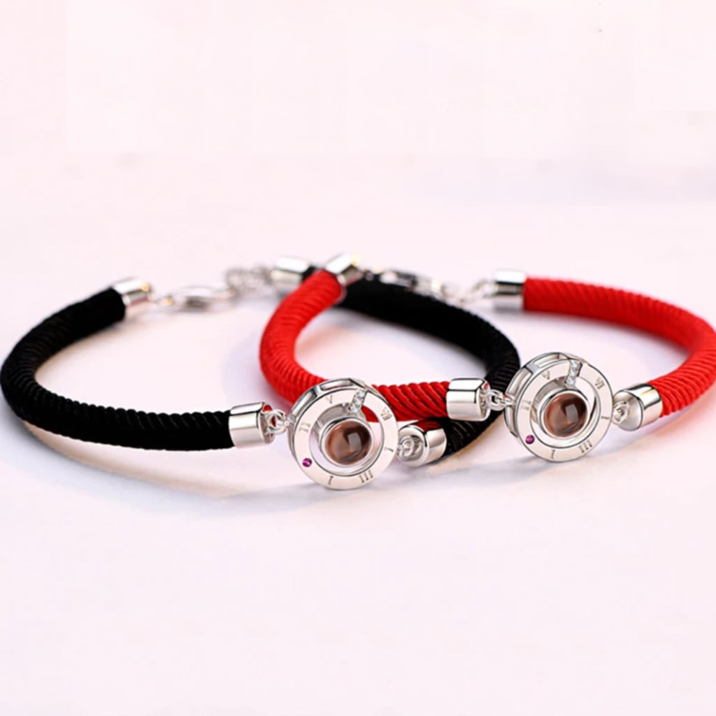 PULSERA DE PAREJA PROYECTA TE AMO EN 100 IDIOMAS REGALO - 2