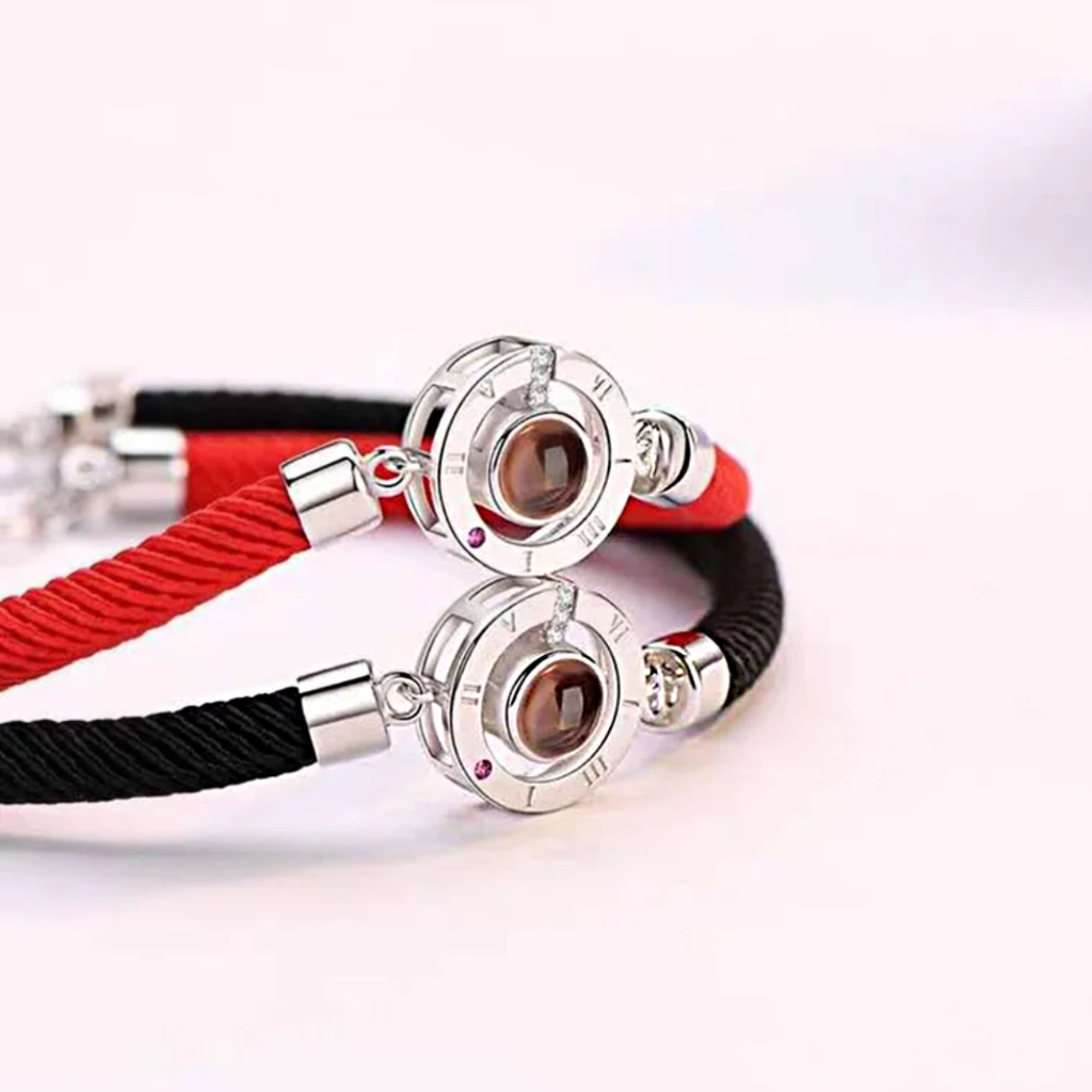 PULSERA DE PAREJA PROYECTA TE AMO EN 100 IDIOMAS REGALO - 3