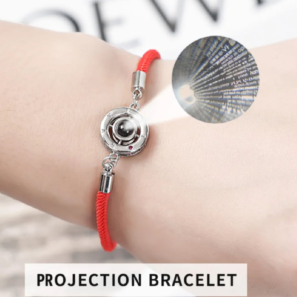 PULSERA DE PAREJA PROYECTA TE AMO EN 100 IDIOMAS REGALO - 5