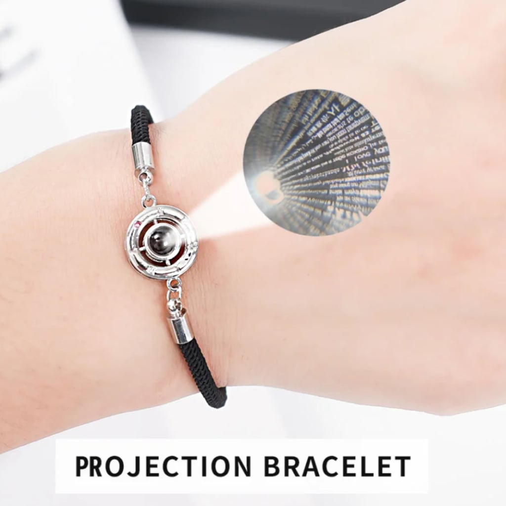 PULSERA DE PAREJA PROYECTA TE AMO EN 100 IDIOMAS REGALO - 6