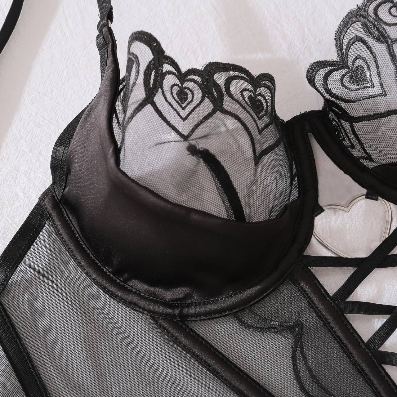 LENCERIA SEXY TRUSA BRASIER CONJUNTO DAMAS - 3