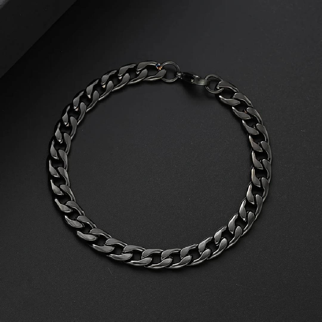COLLAR CRUZ CADENAS ACERO INOXIDABLE DIJES HOMBRES JOYERIA - 5