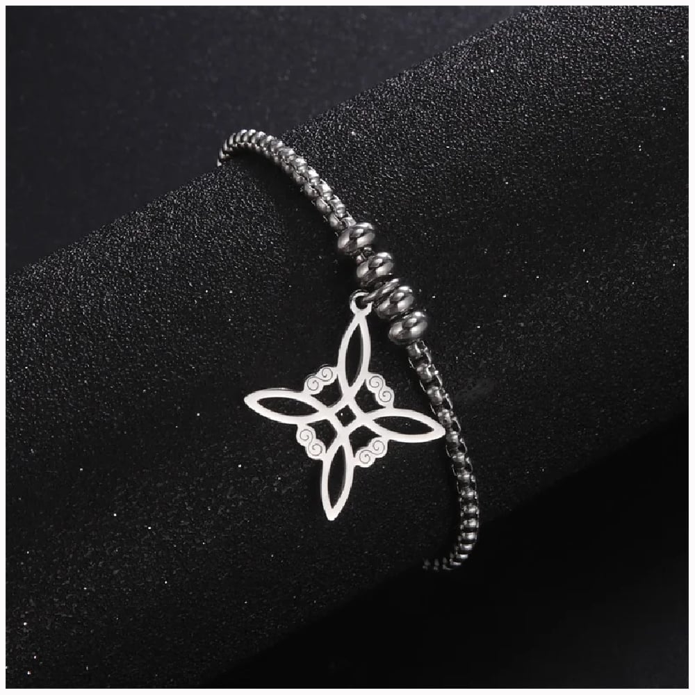 PULSERA NUDO DE BRUJA ACERO INOXIDABLE - 5