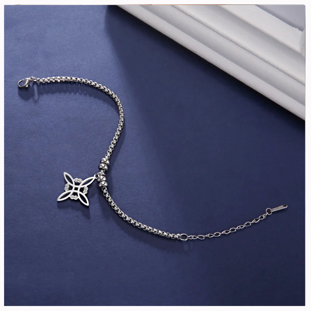 PULSERA NUDO DE BRUJA ACERO INOXIDABLE - 6