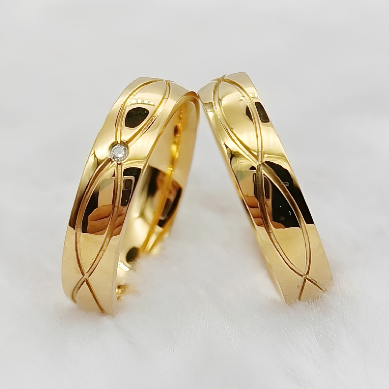ANILLO PARA PAREJA COMPROMISO - REGALO ANIVERSARIO NOVIOS - 2