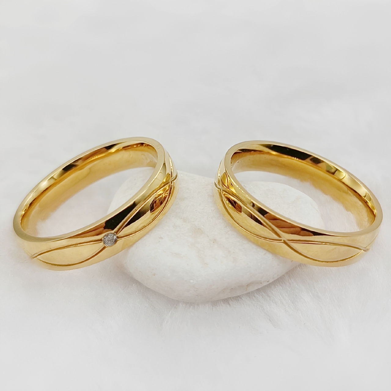 ANILLO PARA PAREJA COMPROMISO - REGALO ANIVERSARIO NOVIOS - 4