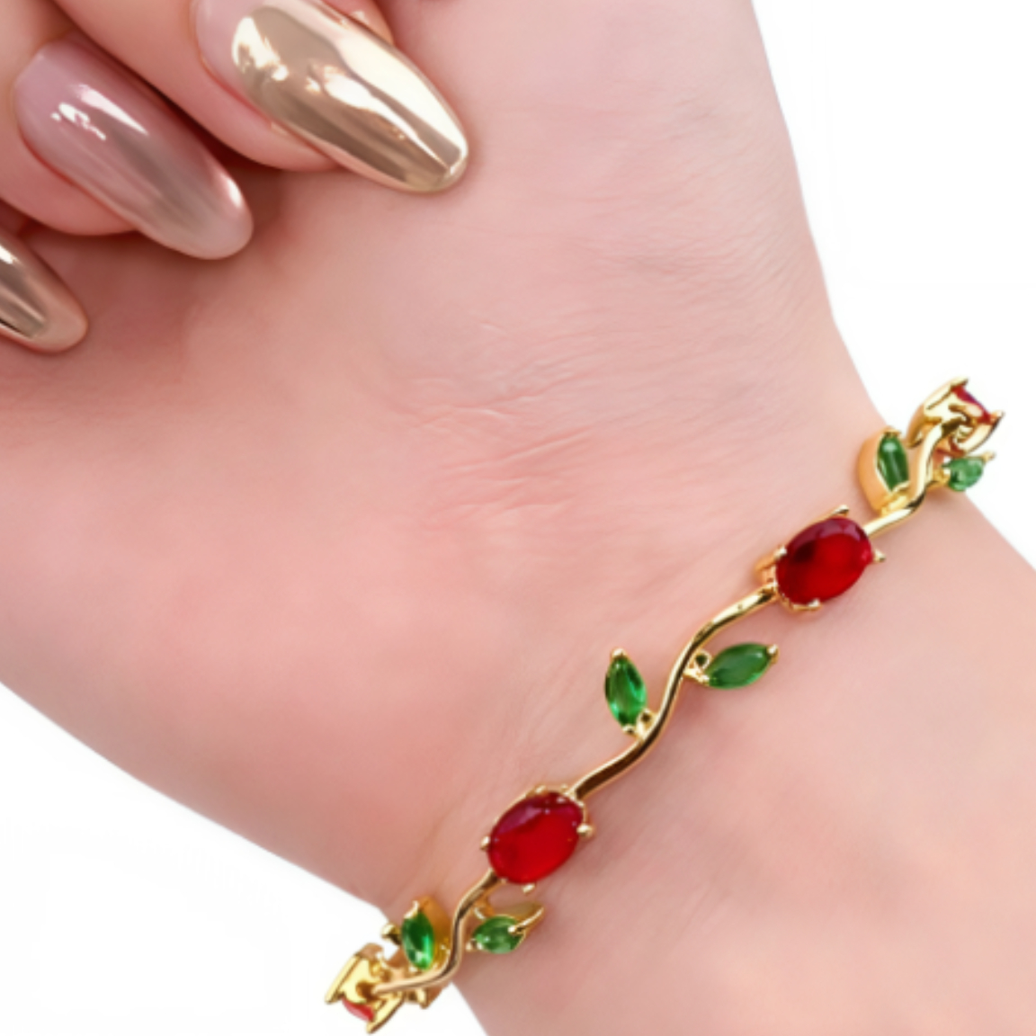 PULSERA TULIPÁN ACERO INOXIDABLE REGALO MUJER DISEÑO - 6